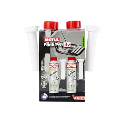 Afbeelding van MOTUL Pack Pre ITV Gasolin Injector Cleaner, Anti Smoke 111258 Reiniger, brandstofinjectiesysteem Fles 600ml Benzine