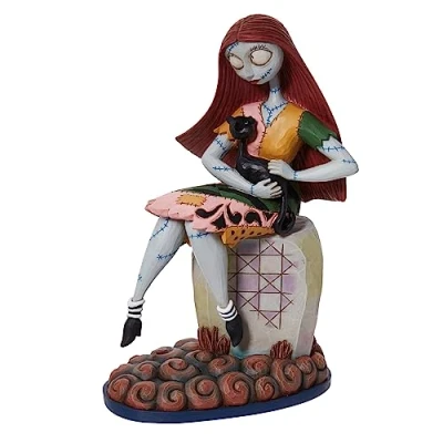 Afbeelding van Enesco Disney Traditions Nightmare Before Christmas Sally met Cat On Gravestone figuur 8,75