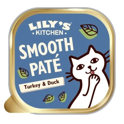 Afbeelding van Lily&#039;s Kitchen Cat Smooth Pate Turkey Duck Kattenvoer 19 x 85 gram
