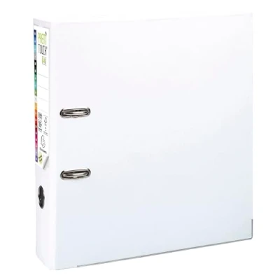 Afbeelding van Exacompta Doos met 10 A4 Maxi Prem&#039;Touch ordners rugbreedte 80 mm mechaniek buitenafmetingen: 32 x 30 8 cm DIN Kleur: wit