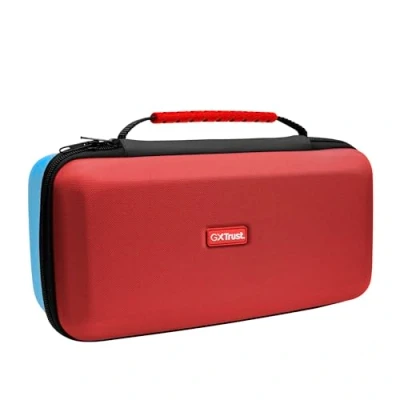 Afbeelding van Trust GXT1252RB XL Hardcase Switch 2 Beschermhoes voor Console &amp; JoyCons Nintendo Rood/Blauw