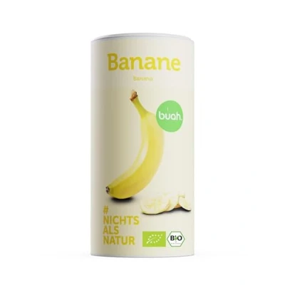 Image de BUAH® Bananes biologiques lyophilisées Chips de banane comme collation ou pour smoothies Substitut idéal aux bonbons Végétalien et sans sucre ajouté 210 g
