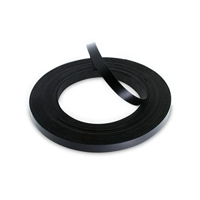 Afbeelding van WoodPress® Voorgelijmde melamine plakband, mat zwart, 15 mm, rol van 50 m, voor gebruik op hout
