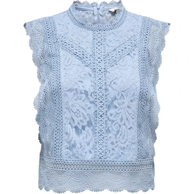 Afbeelding van ONLY ONLKARO S/L LACE TOP NOOS WVN Dames Blouses