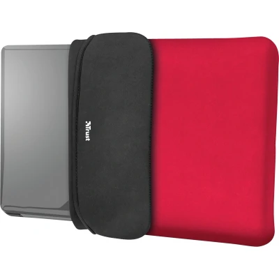 Afbeelding van Trust Yvo 2 in 1 reisset: Draadloze Muis &amp; Sleeve 15.6 inch Rood