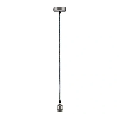 Afbeelding van Paulmann Vintage 50322 Hanglamp LED E27 60 W Grijs, Nikkel (geborsteld)