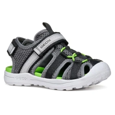 Afbeelding van Geox J Vaniett Boy A sandalen voor heren, Donkergrijs groen