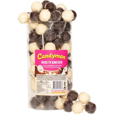 Afbeelding van Candyman Mega TV knots 75 stuks