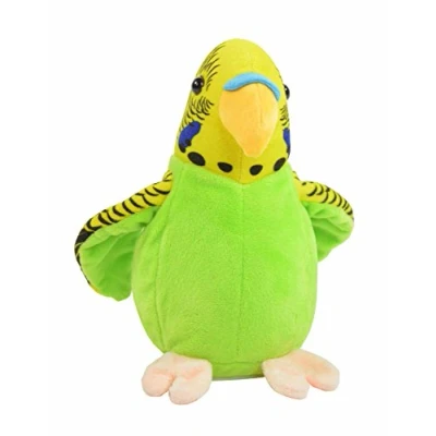Afbeelding van Bellus Toys interactieve pratende knuffel Luuk De Papegaai dansende en pluche