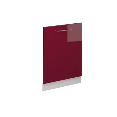 Afbeelding van Vicco Fame LineVoorpaneel vaatwasser 60 cm zonder werkblad Bordeauxrode hoogglans