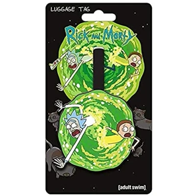 Afbeelding van RIck &amp; Morty Portal Bagage Label &#039;10x18&#039;