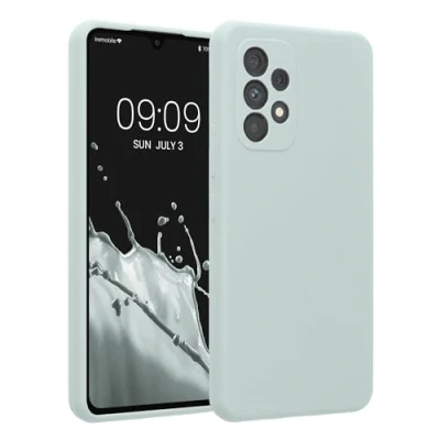 Afbeelding van kwmobile Housse compatible avec Samsung Galaxy A53 5G coque de téléphone protection souple en TPU silicone cool mint