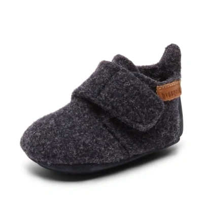Afbeelding van Bisgaard Unisex Pantoffels voor kinderen, Maat: 24, Blue Leer en textiel