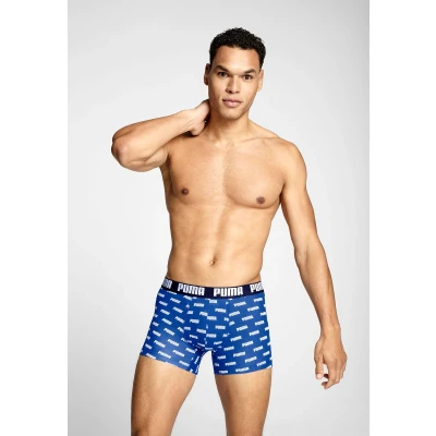 Afbeelding van puma ACCESSOIRES men everyday aop print boxer 2 Zwart Multicolour