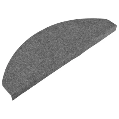 Afbeelding van vidaXL Trapmatten zelfklevend 15 x 65x22,5x3,5 cm grijs
