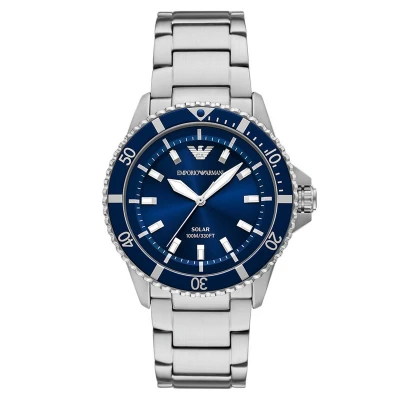 Afbeelding van Emporio Armani Heren horloge zilverkleurig met band