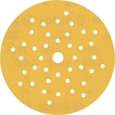 Image de BOSCH 2608901134 Feuille abrasive Expert C470 Best for Wood and Paint, diamètre 125 mm, grain 400, multiperforation (50 pcs)