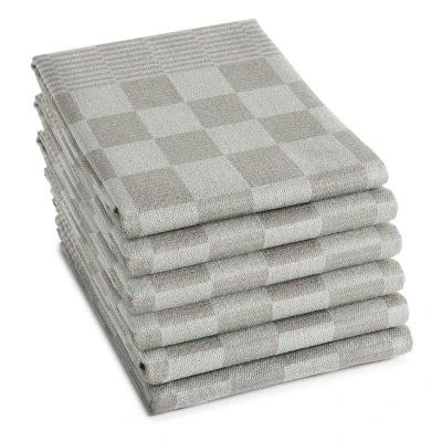Afbeelding van DDDDD Barbeque 6x Theedoeken Set van 6 stuks 65x65cm Taupe