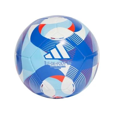 Afbeelding van adidas Ile De Foot 24 Olympics Training Ball IW6330, Unisex, Blauw, Bal naar voetbal, maat: 3