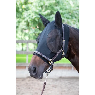 Afbeelding van Harry&#039;s Horse Vliegenmasker SkinFit met Oren Zwart XL