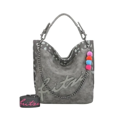 Afbeelding van Fritzi aus Preußen Schoudertas Fritzi01 Limited Ranch Vintage Mix Hobo Anthra Taupe