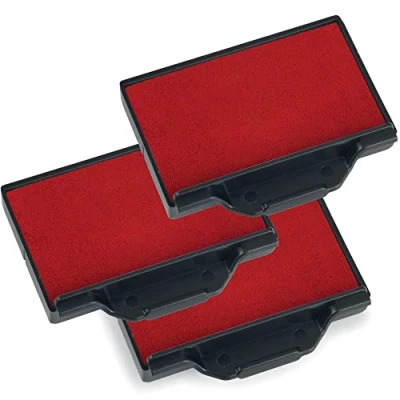 Afbeelding van 3 inktpatronen 6/56 rood voor Trodat Professional Line 5117, 5204, 5206, 5460, 5460L, 5465, 558, 55510, 5466PL