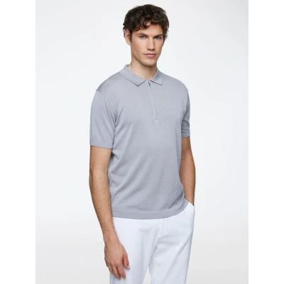 Afbeelding van Gentiluomo Polo Zip Premium Cotton Heren