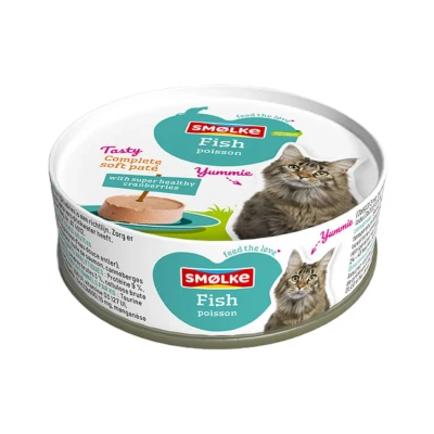 Afbeelding van Smolke Soft Paté 80 g Kattenvoer Vis