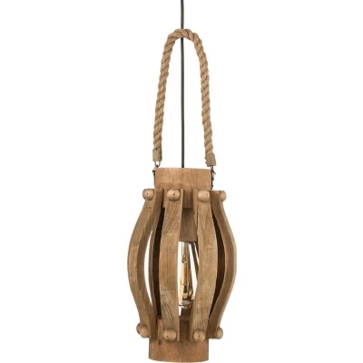 Afbeelding van EGLO Vintage Kinross Hanglamp 1 Lichts Bruin