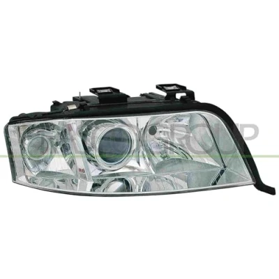 Afbeelding van PRASCO AD0334903 Koplampen rechts H7/H1, H7, H1 Transparent voor rechtsrijdend verkeer Zonder afregelmotor LWR AUDI: A6 C5 Saloon, Avant