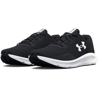 Afbeelding van Under Armour UA W Charged Pursuit 3 Hardloopschoenen voor dames, zwart/wit