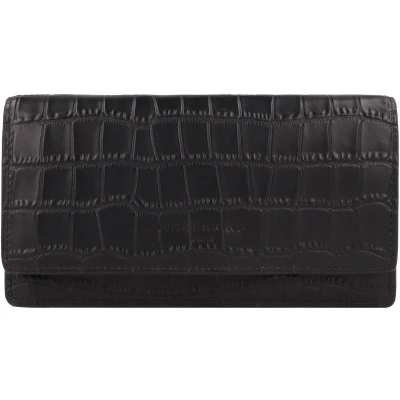 Afbeelding van Liebeskind Berlin Kroko LOU SLAM AUS IN Optik Portemonnee, Dames, Maat: One Size, Schwarz