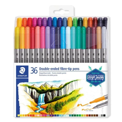 Image de Staedtler 3200 feutres de coloriage à double pointe (36 pièces)