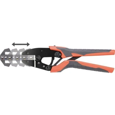 Afbeelding van TOOLCRAFT PZ 500 Krimptang Zonder krimpinsert, Met systeemkoffer