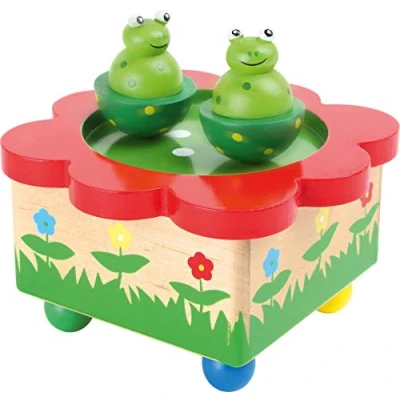 Afbeelding van Small Foot Houten Muziekdoos Kikker