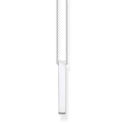 Afbeelding van Thomas SABO Quader Ketting silvercoloured, Dames, Maat: 45, Silver coloured
