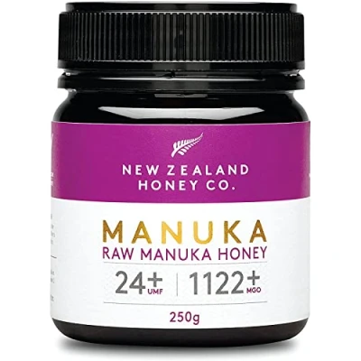 Image de Miel de Manuka MGO 1122+ / UMF 24+ New Zealand Honey Co. Actif et brut Fabriqué en Nouvelle Zélande 250g