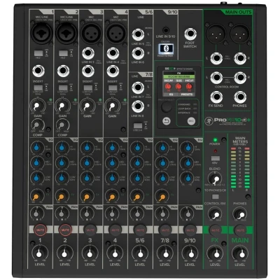 Afbeelding van Mackie ProFX10v3+ Analoge mixer