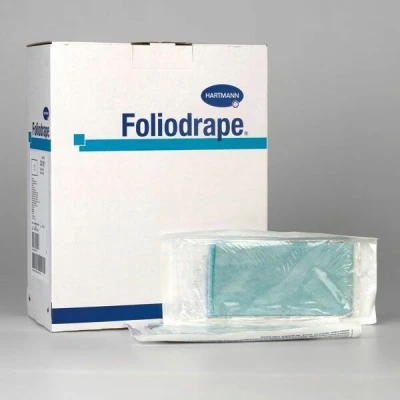 Afbeelding van Afdekdoek foliodrape met gat 7 cm, niet zelfklevend 45 x 75 cm 65 stuks (277503)