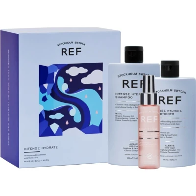 Afbeelding van REF Stockholm Intense Hydrate Giftbox &#039;The Siren&#039; Shampoo + Conditioner Shine Elixir Ideale haarverzorging geschenkset Cadeau tip!