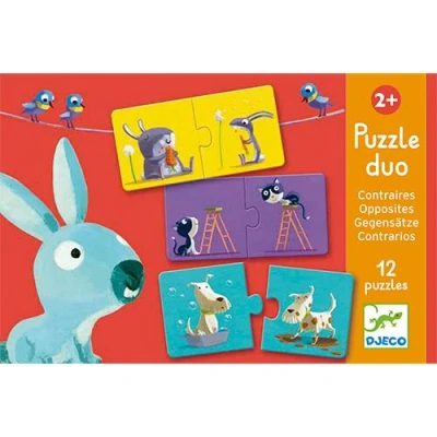 Afbeelding van Djeco puzzel duo verschillen (12x2st)