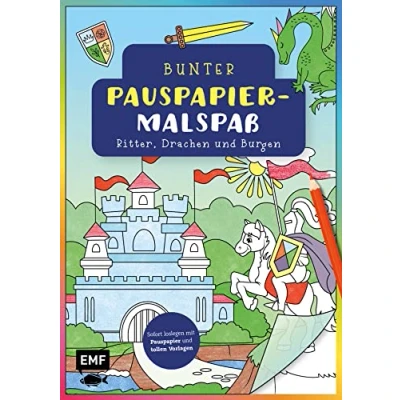Afbeelding van Bunter Pauspapier Malspaß Ritter, Drachen und Burgen