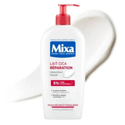 Afbeelding van Mixa Urea Cica XXL lichaamsmelk met regenererende ureum en panthenol, rustgevende beschermende lichaamsmelk, voor de droge huid, zeer verdragen, voorkomt huidirritatie tegen