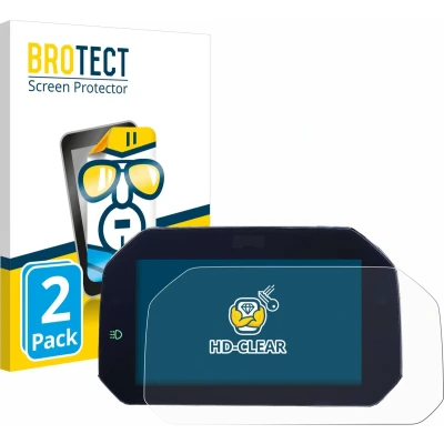 Afbeelding van BROTECT Screenprotector voor BMW F850GS 2018 2020 Connectivity TFT 6.5&quot; Folie Beschermfolie transparant (2 Stuks)