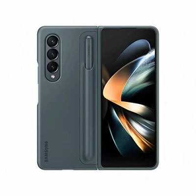 Afbeelding van Samsung Standing Cover met Pen Galaxy Z Fold4 Graygreen