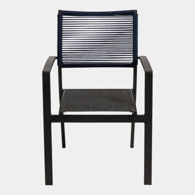 Afbeelding van Stapelstoel Vito Rope blauw