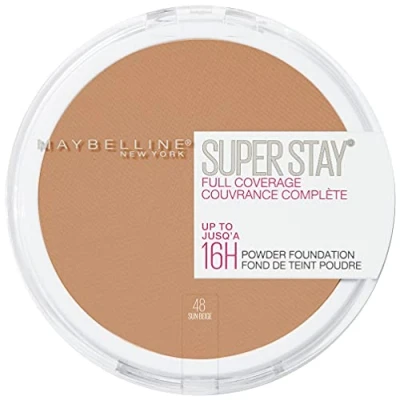 Afbeelding van Maybelline SuperStay 16H Full Coverage Powder Foundation 48 Sun Beige