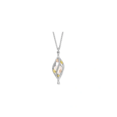 Afbeelding van Angel Caller damesketen 925 zilver, kleurstoffen rose kwarts One Size Driekleur 32022694