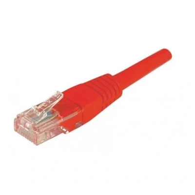 Afbeelding van Exertis Connect Patchkabel, CAT.6, U/UTP, onafgeschermd, koper, rood, 1,0 m patchkabel met vergrendelbare (U/UTP, CAT6, 1 m), Netwerkkabel