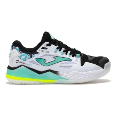 Afbeelding van Joma SPIN Padelschoenen, Heren, Maat: 40.5, White/black/mint Kunststof/ textiel